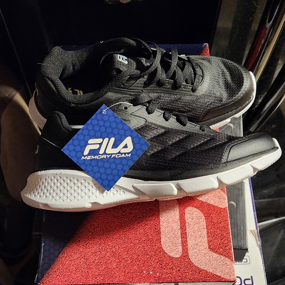 Fila Black and White Sneakers